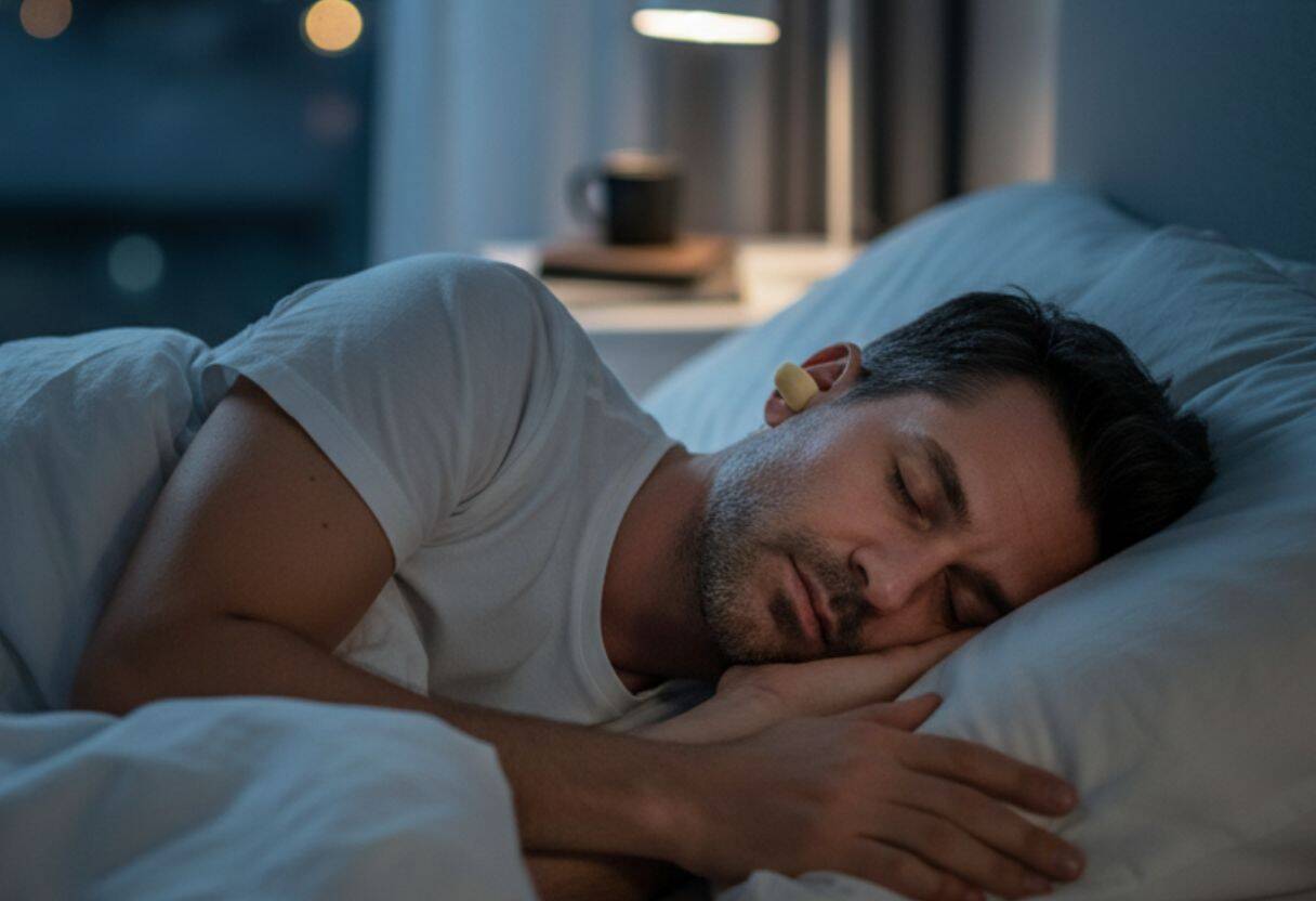 Mit Ohrstöpsel schlafen